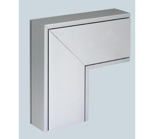 Simon Connect Угол плоский для TM21061-8, алюминий  TMA201106-8  Simon