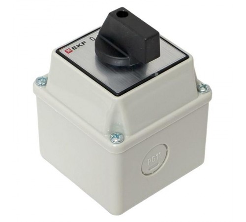 Переключатель кулачковый ПК-3-13 16А 3P "ВКЛ-ВЫКЛ" IP54 EKF PROxima  pk-3-13-16  EKF
