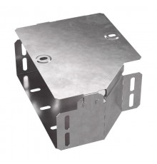 Переходник левый с крышкой Стандарт 200х150х80  PR16.0492  Промрукав