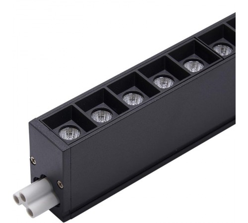 Светильник светодиодный линейный AL4028 IP20 30W 6500K 1197*23*42мм в алюминиевом корпусе, с рефлекторами  41303  Feron