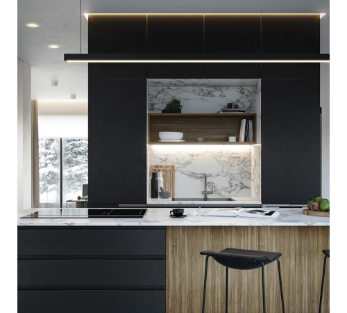 Светильник светодиодный линейный AL4028 IP20 30W 6500K 1197*23*42мм в алюминиевом корпусе, с рефлекторами  41303  Feron