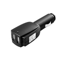 Автозарядка в прикуриватель 2xUSB (АЗУ) (5 V, 1000 mA)  16-0237  REXANT