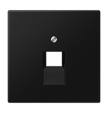 Плата (фиксация винтом) для одного модуля; термопласт; черный матовый  LS969-1UASWM  Jung