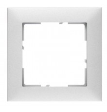 SUNO Рамка декоративная универсальная 1-постовая Цвет "Алюминий"  721511  Legrand