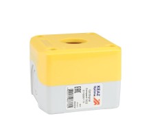 Корпус кнопочного поста OptiSignal Compact D22 C7-BD67-1Y желтый 1 отв. IP67 XALK01  362234  КЭАЗ