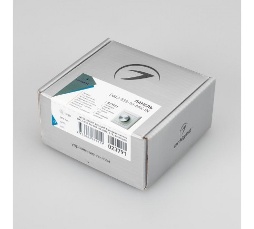 INTELLIGENT ARLIGHT Роторная панель DALI-233-1G-MIX-IN (BUS, DT8, Backlight)  023791  Arlight