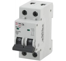 Выключатель автоматический двухполюсный Pro NO-900-28 ВА47-29 2P 16А кривая C  Б0031760  ЭРА