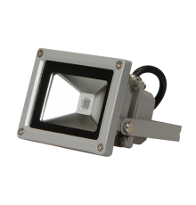 Прожектор светодиодный СДО PFL 10Вт RGB-RC/GR IP65  1005892  Jazzway