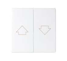 Simon 82 Клавиши (2 шт)  для двухклавишного кнопочного выключателя для управления жалюзи, механическая блокир  82028-30  Simon