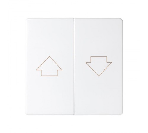 Simon 82 Клавиши (2 шт)  для двухклавишного кнопочного выключателя для управления жалюзи, механическая блокир  82028-30  Simon