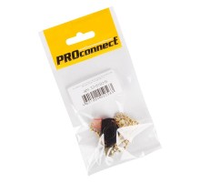 Выключатель для настенного светильника с цепочкой 270 мм "Gold" индивидуальная упаковка 1 шт. PROCONNECT  32-0102-9  PROconnect