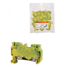 Зажим клеммный безвинтовой ЗКБ PEN быстрого зажима 4 мм2 (Ph-C PT 4-PE)  SQ0822-0168  TDM