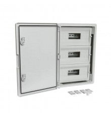 Корпус пластиковый распределительный ЩРН-45 IP65 серая дверь 500х350х190  PR08.26500  Промрукав