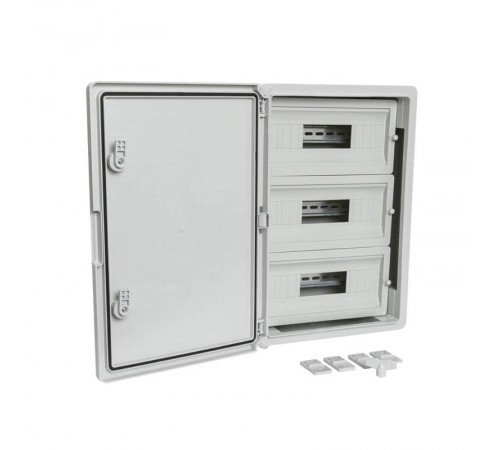 Корпус пластиковый распределительный ЩРН-45 IP65 серая дверь 500х350х190  PR08.26500  Промрукав