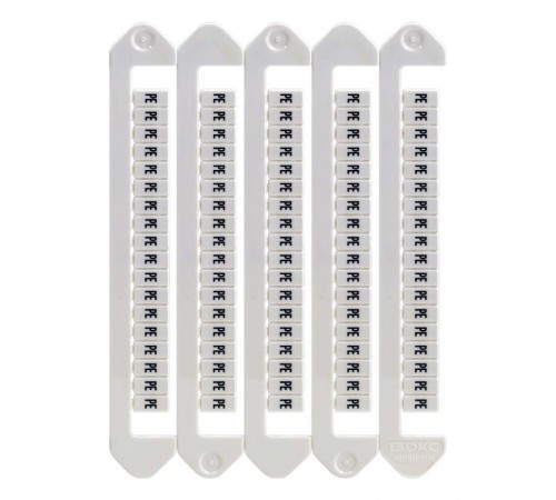 Маркировка для клемм, ширина 5 мм, символ "L", горизонтальная ориентация  NUTB-5-LH  DKC