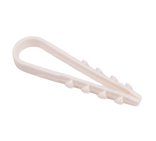 Дюбель-хомут PCD-R 05-10-45-100WH PA6.6 (100 шт/уп)  .5054783  Jazzway