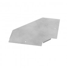 Крышка угла горизонтального 90 градусов Профи INOX (AISI 304) 200 (1,0 мм)  PR16.16911  Промрукав