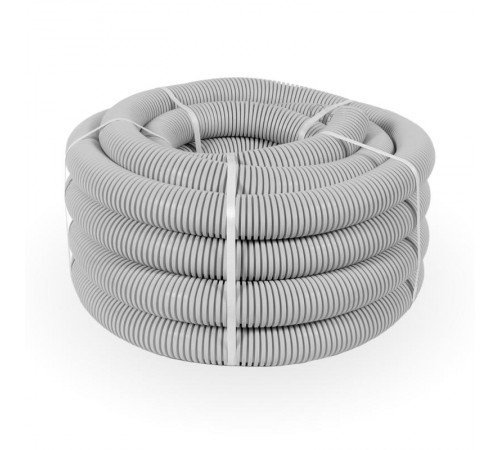 Труба гофрированная ПВХ тяжелая 750 Н серая д40 (15м/960м уп/пал) с/з   PR.0140411  Промрукав