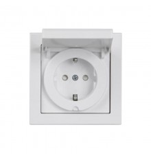 Розетка SCHUKO с заземлением, 16А / 250В, зажимные клеммы, серия Impressivo, белый, IP44  20EUJW-84   2TKA000698G1  ABB