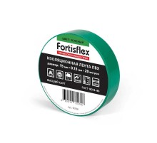 Изолента ПВХ 15x0.13х20 (зел)  90806  Fortisflex