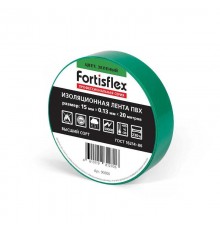 Изолента ПВХ 15x0.13х20 (зел)  90806  Fortisflex