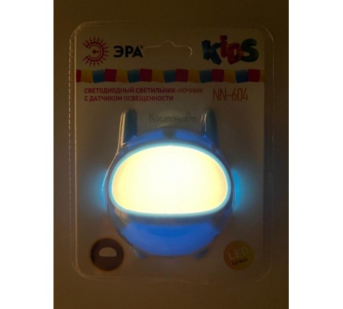 Ночник NN-604-LS 0,5Вт светодиодный синий  Б0019764  ЭРА