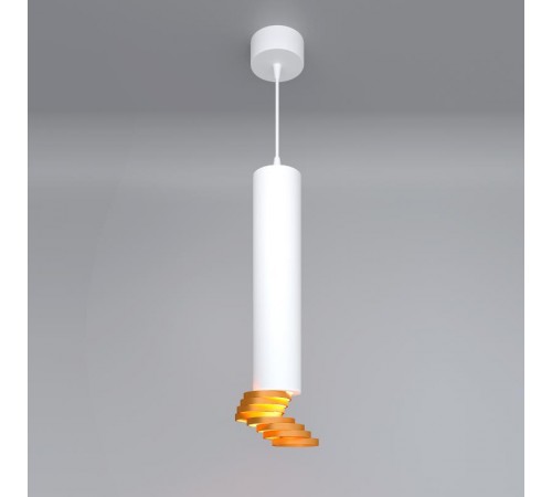 Подвес потолочный DLN103 GU10 белый/золото GU10 0*35Вт Eurosvet  a047751  Elektrostandard