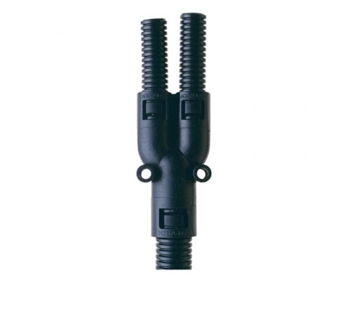 Фитинг AL282121/Y/BL, 3-сторонний, полиамид 66, черный, d28,d21,d21, 10 шт. в пачке  7TCA296000R0913  ABB