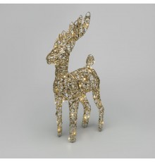 Светодиодная фигура Олень 37см, цвет свечения теплый белый, питание 3хAA (не в комплекте)  503-227  NEON-NIGHT