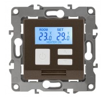 12-4111-13  Терморегулятор универс. 230В-Imax16А, IP20, Эра12, бронза  Б0031278  ЭРА