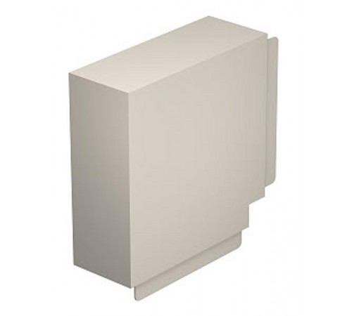 Крышка плоского угла кабельного канала WDK 100x230 мм (ПВХ,кремовый) (WDK HF100230CW)  6161774  OBO Bettermann