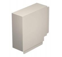 Крышка плоского угла кабельного канала WDK 100x230 мм (ПВХ,кремовый) (WDK HF100230CW)  6161774  OBO Bettermann