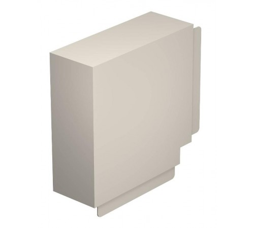 Крышка плоского угла кабельного канала WDK 100x230 мм (ПВХ,кремовый) (WDK HF100230CW)  6161774  OBO Bettermann