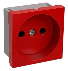 РКС-20-22-П-К Розетка без з/к 2к (на 2 модуля) ПРАЙМЕР красная   CKK-40D-RSK2-K04-K  IEK
