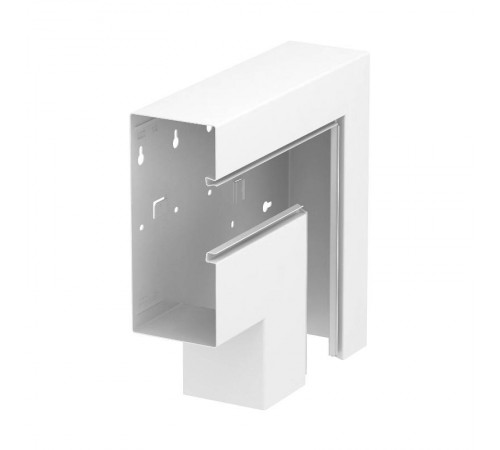 Плоский угол кабельного канала Rapid 80 90x210 мм (сталь,белый) (GS-AFF90210RW)  6278130  OBO Bettermann