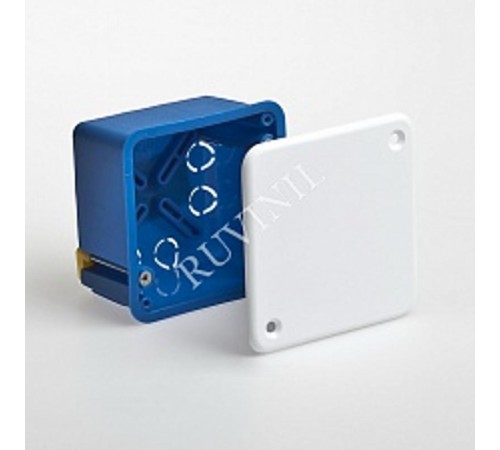 Коробка распределительная с/у 70х70х45 (для полых стен)  10178  Рувинил