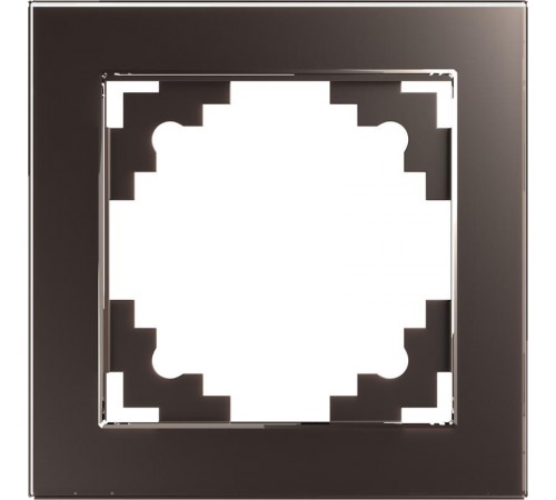 Рамка 1-местная, серия Катрин, GFR00-7001-04, шоколад  39535  STEKKER