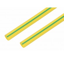 Термоусадка 30,0 / 15,0 мм, желто-зеленая (1м)  23-0007  REXANT