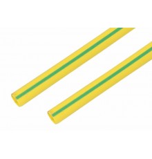Термоусадка 25,0 / 12,5 мм, желто-зеленая (1м)  22-5007  REXANT
