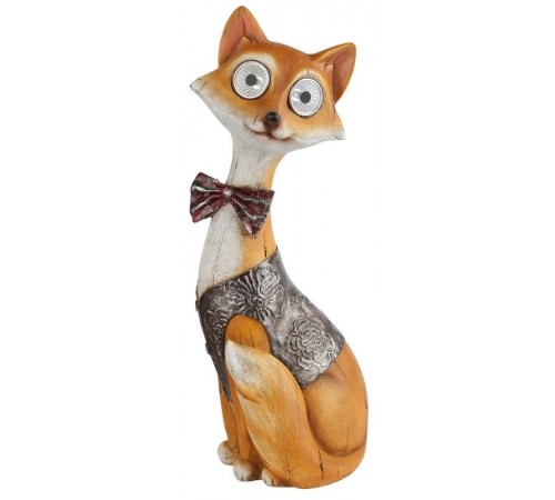 Cветильник садовый декоративный SL-RSN32-FOX на солнечной батарее, полистоун, цветной, 32 см  Б0018810  ЭРА