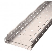 Лоток перфорированный Стандарт INOX (AISI 409) 200х50х3000 (0,8 мм) (12 м/уп)  PR16.2417  Промрукав