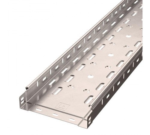 Лоток перфорированный Стандарт INOX (AISI 409) 200х50х3000 (0,8 мм) (12 м/уп)  PR16.2417  Промрукав