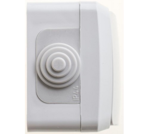 Этюд Серый О/У Выключатель 1-клавишный IP44  BA10-041C  SE