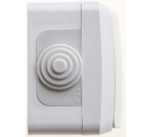 Этюд Серый О/У Выключатель 1-клавишный IP44  BA10-041C  SE