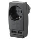 Адаптер SP-1e-USB-B "Polynom" 1гн 220V + 2xUSB 2100mA, c заземл, (черный)  Б0026333  ЭРА