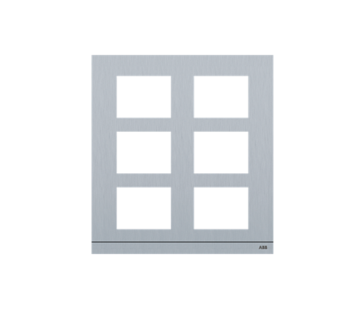 Рамка станции вызова, размер 2/3, серебристый  2TMA200160A0019  ABB