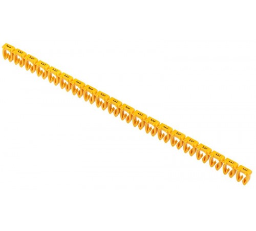 Маркер откр. тип KE 4-6мм2 символ "E" (200шт/упак)   UMK-KE3-E  IEK