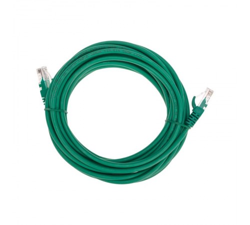 Патч-корд U/UTP, CAT 5e, RJ45-RJ45, 26AWG, LSZH, зеленый, 5м REXANT  02-0106-5  REXANT