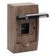 Щит распределительный навесной ЩРН-П- 4 темное дерево IP41 EKF PROxima  pb40-n-4-dark  EKF