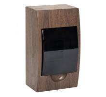 Щит распределительный навесной ЩРН-П- 4 темное дерево IP41 EKF PROxima  pb40-n-4-dark  EKF